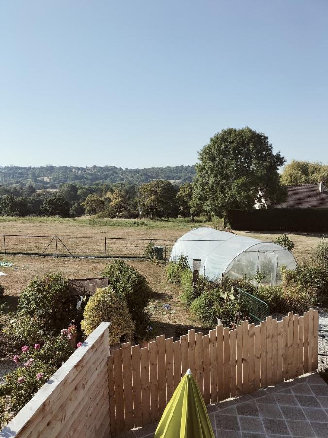 A Deux Pas De Cabourg ,Avec Une Belle Vue Sur La Campagne Normande.A Grangues Esterno foto